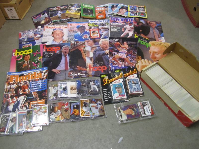 lot 104 image: Mixed Lot of Sports Cards In Box, P...