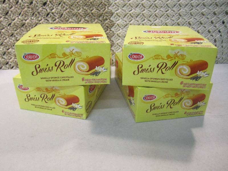 lot 110 image: Lot of 4 Boxes Jordina Swiss Roll V...