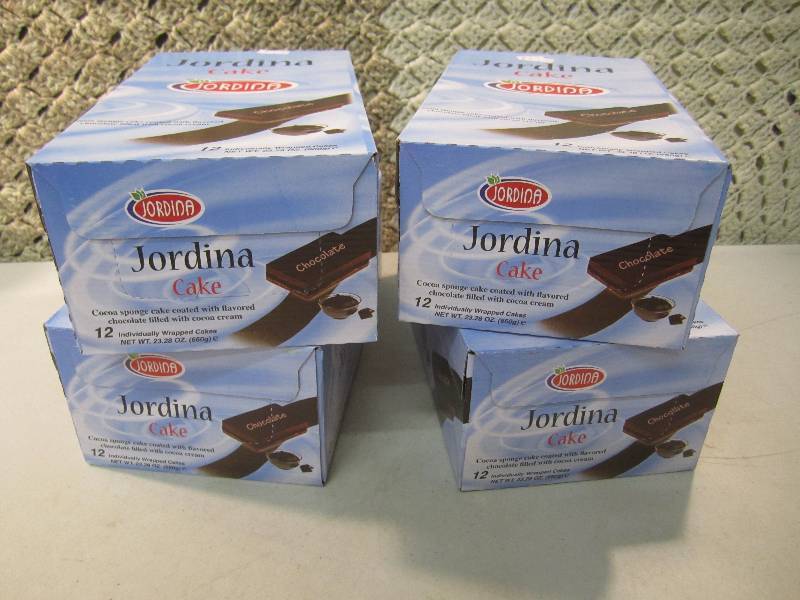 lot 111 image: Lot of 4 Boxes Jordina Cakes Cocoa ...