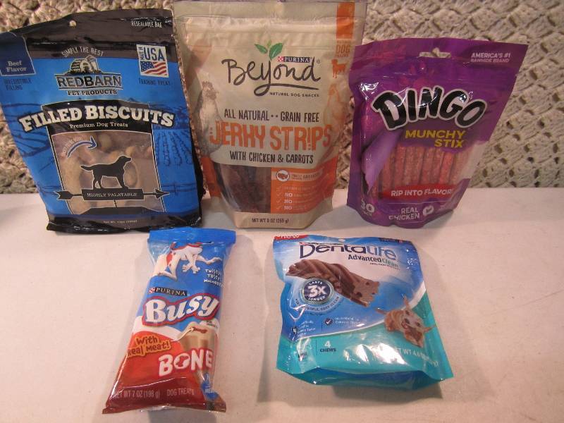 lot 114 image: Mixed Lot of Dog Treats and Chews B...