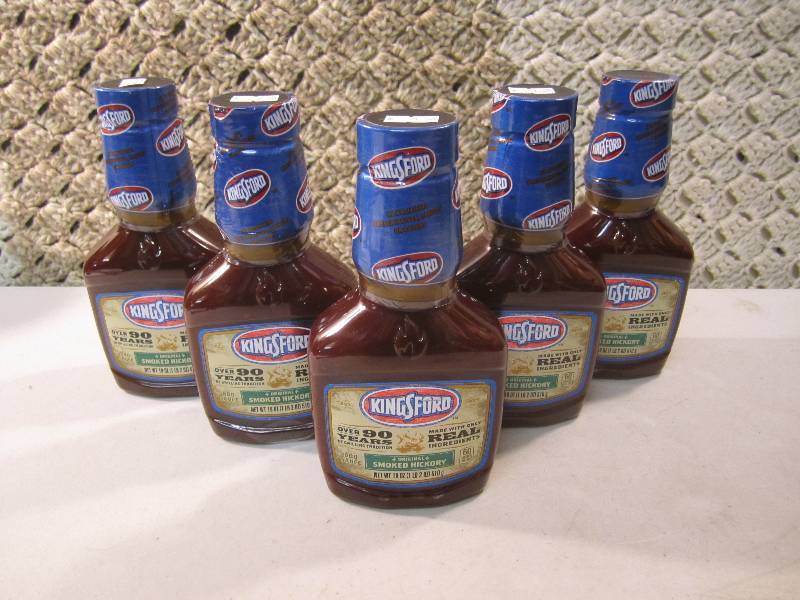lot 121 image: Lot of 5 Bottles Kingsford Original...