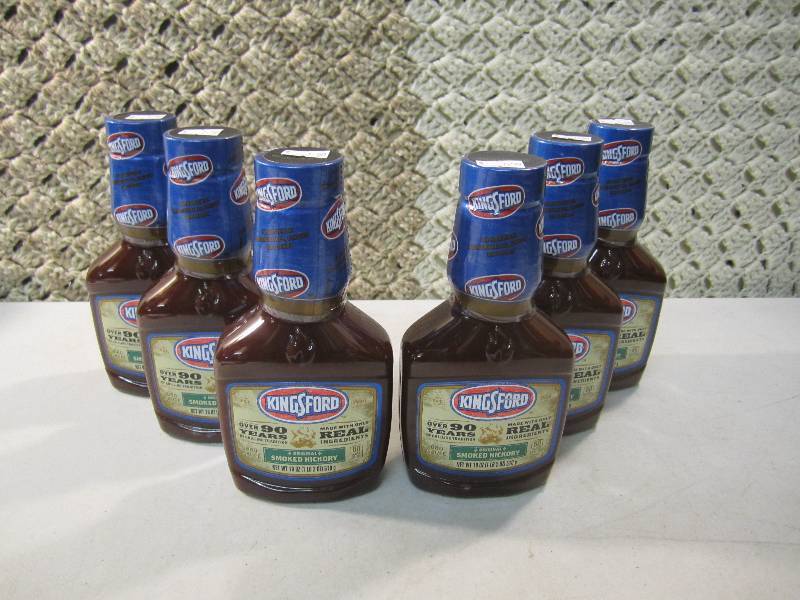 lot 122 image: Lot of 6 Bottles Kingsford Original...