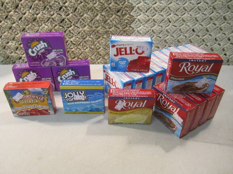 lot 125 image: Mixed Lot of Jello and Pudding Best...