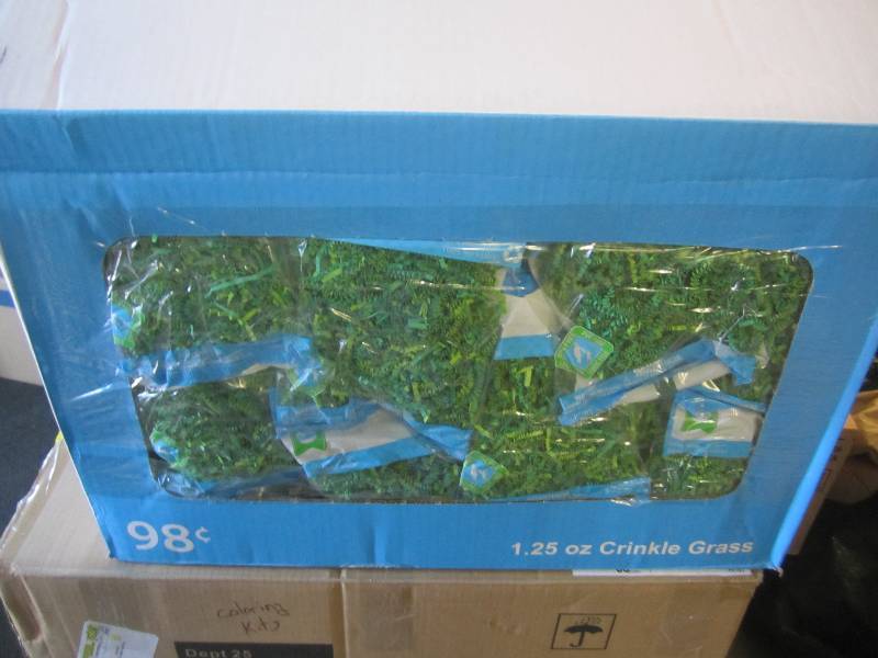 lot 144 image: Case of Easter Basket Grass Mixed C...