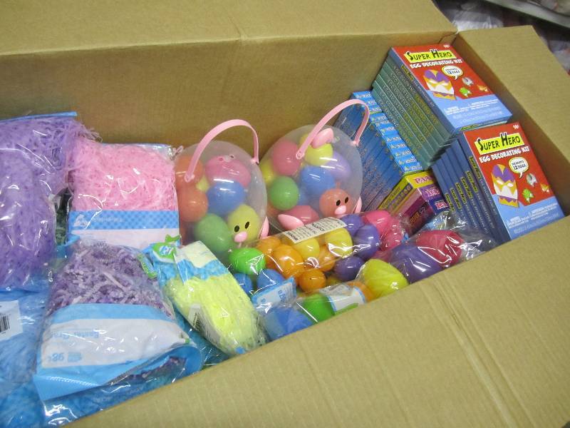 lot 147 image: Large Box Full fo Easter Coloring K...