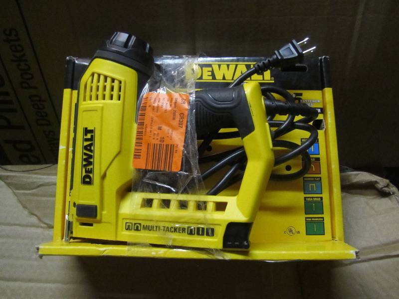 lot 182 image: Dewalt Heavy Duty Electric Stapler...