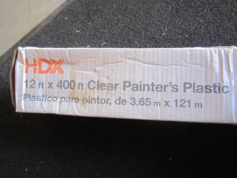 lot 196 image: HDX 12 ft x 400 ft Roll of Clear Pa...
