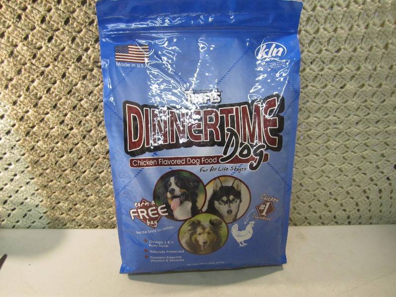 lot 207 image: 15 Pound Bag Tuffys DinnerTime Dog...
