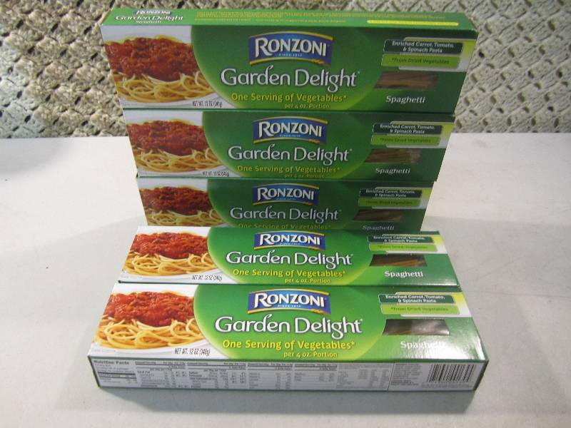 lot 224 image: Lot of 5 Boxes Ronzoni Garden Delig...