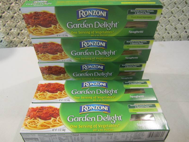 lot 225 image: Lot of 5 Boxes Ronzoni Garden Delig...