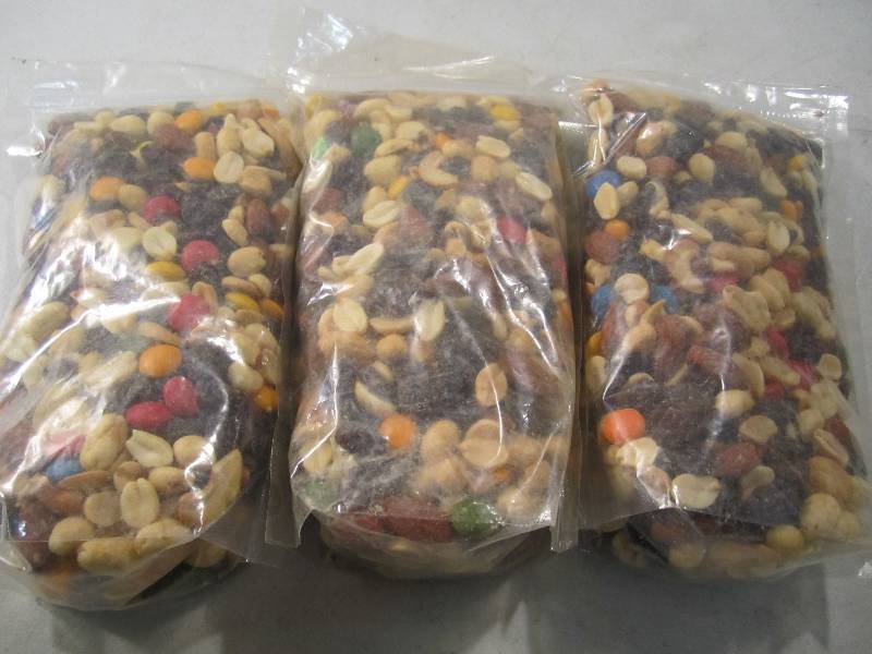 lot 245 image: 3 Pounds of Trail Mix Nuts Raisins ...