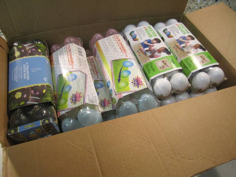 lot 294 image: Lot of 15 Dozen Various Easter Eggs...