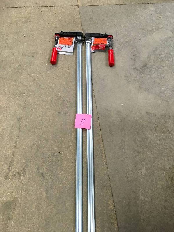 BESSEY TG Series 40 in. Bar Clamp with Wood Handle and 4-12 in. Throat Depth