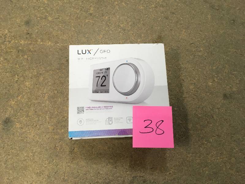 LUXGEO 7-Day Wi-Fi Programmable Thermostat in White