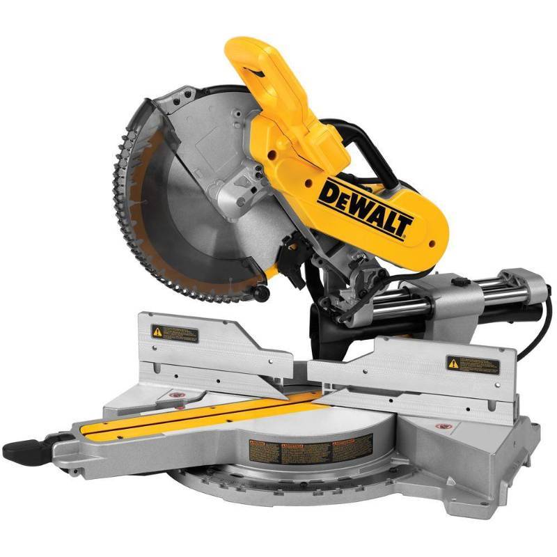 DEWALT 15 Amp 12 in. Double Bevel Sliding Compound Miter Saw used but in working condition Model # DWS779