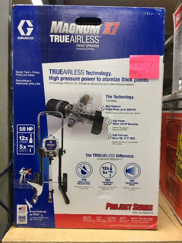 Graco Magnum X7 Airless Paint Sprayer NOT USED