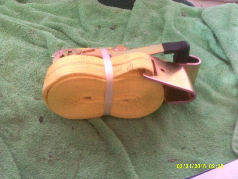2 HEAVY DUTY RATCHET STRAPS