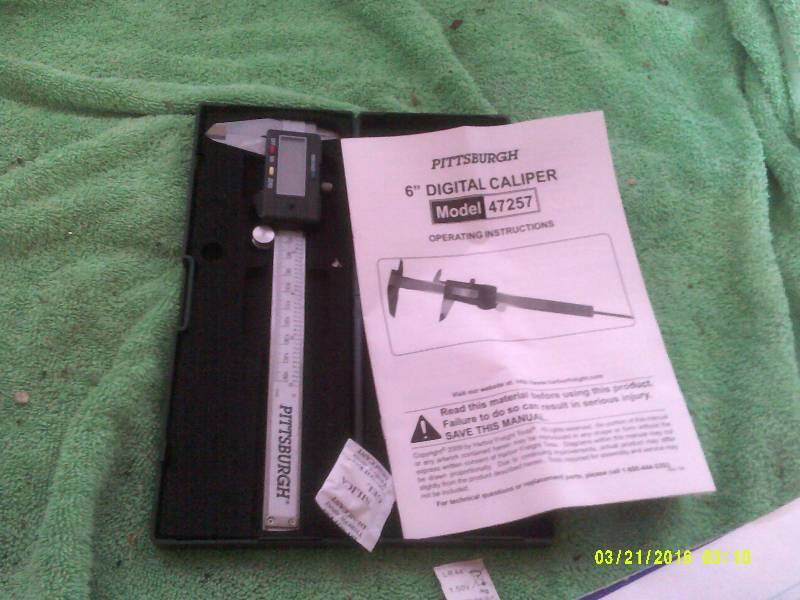 PITTSBURG DIGITAL CALIPER