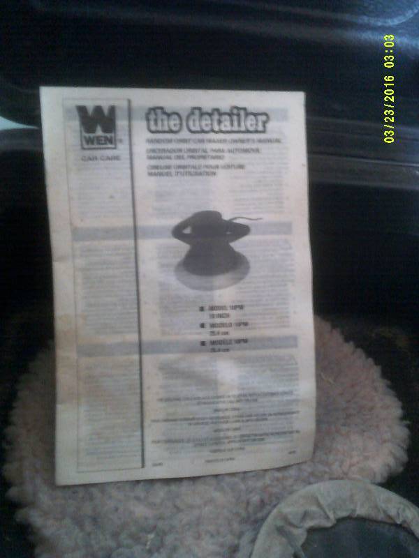 DETAILER 10 INCH ORBIT WAXER