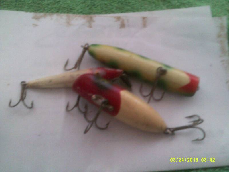 3 VINTAGE FISH LURES