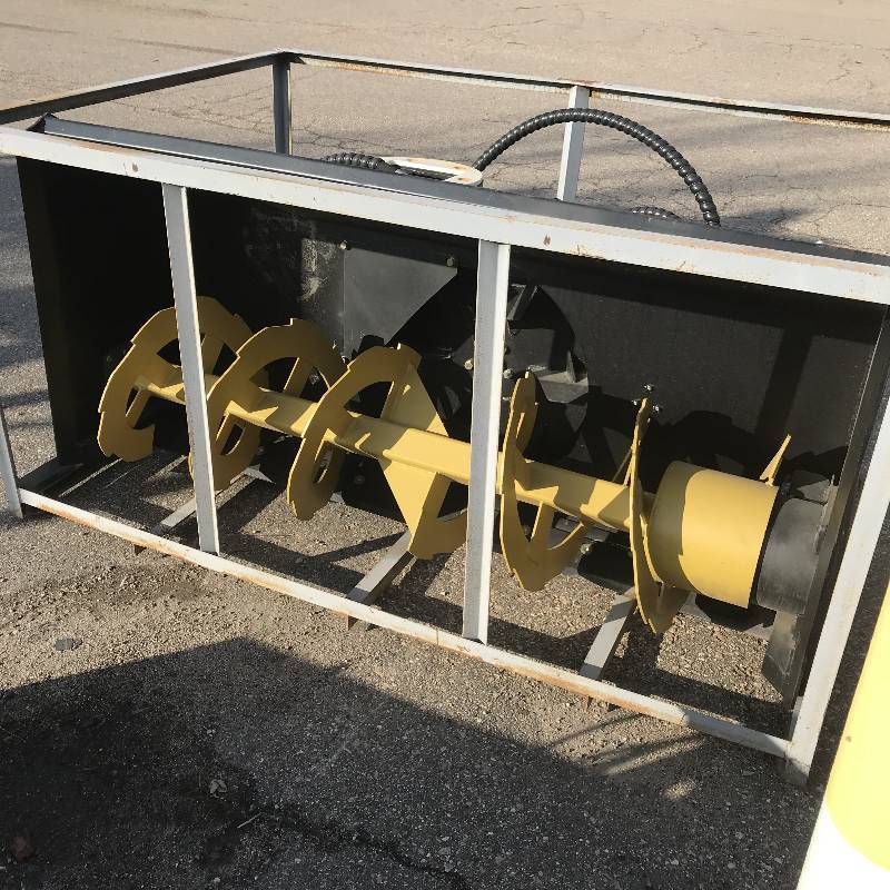 Universal Mount Bobcat Skid Loader Skid Steer Heavy Duty 68 Hydraulic Snow Blower Attachment