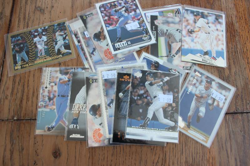 lot 1 image: 20 Derek Jeter Cards...