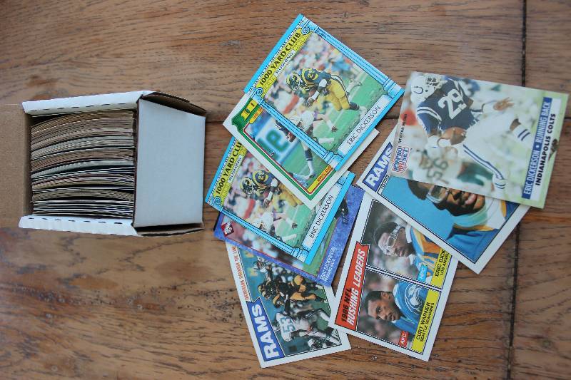 lot 9 image: 100 Eric Dickerson Cards...