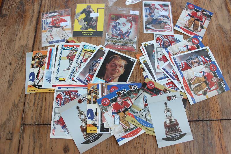 lot 16 image: 40 Patrick Roy Cards...