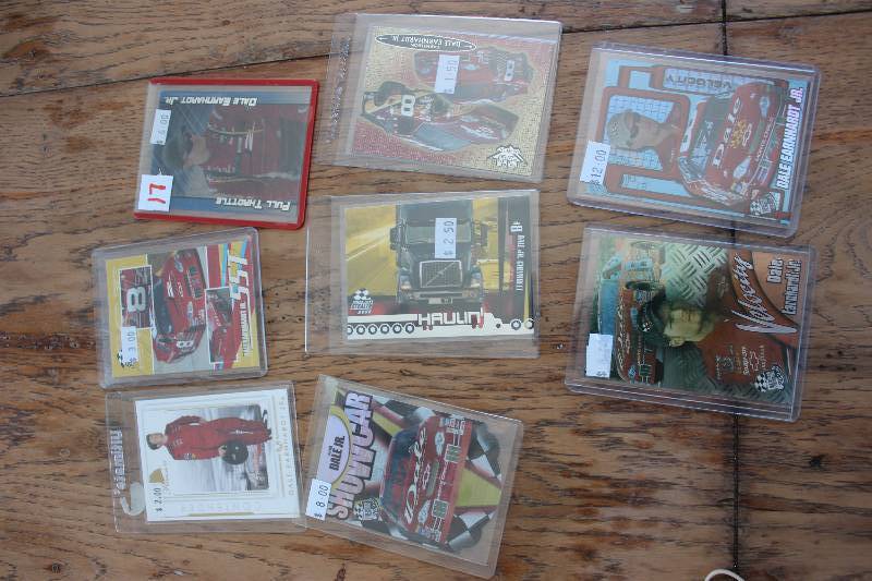 lot 17 image: Dale Earnhardt Jr Cards...