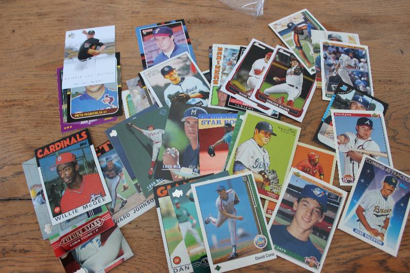 lot 19 image: 40 Baseball Rookie Cards...