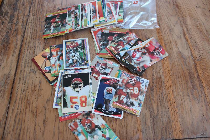 lot 23 image: 100 Derrick Thomas Cards...