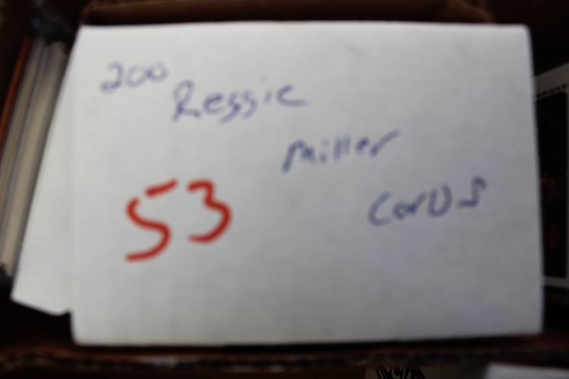 lot 53 image: 200 Reggie Miller Cards...