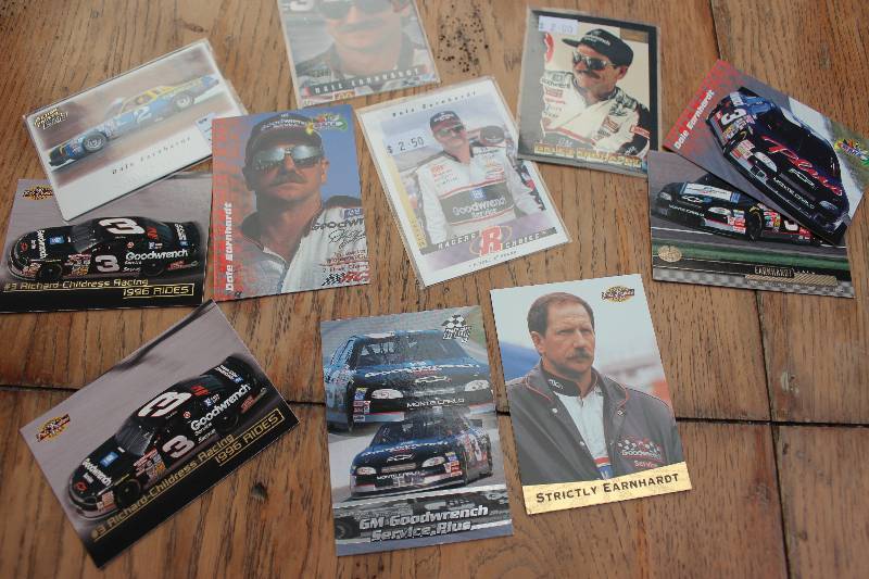 lot 74 image: Dale Earnhardt Cards...