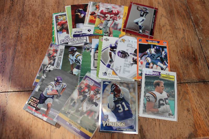 lot 77 image: Minnesota Vikings Rookie Cards...