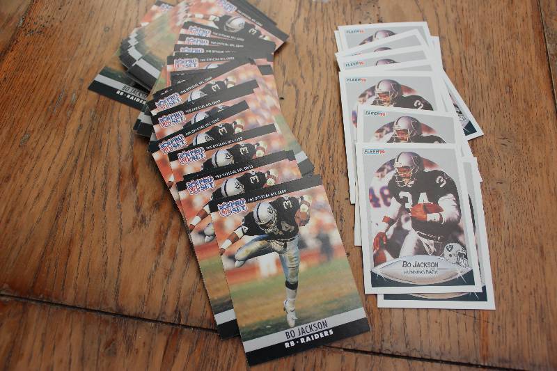 lot 88 image: 50 Bo Jackson Cards...