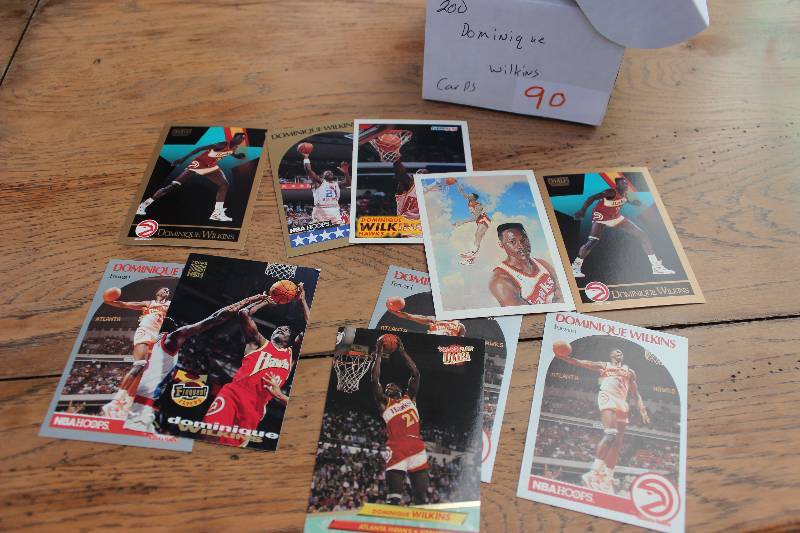 lot 90 image: 200 Dominique Wilkins Cards...