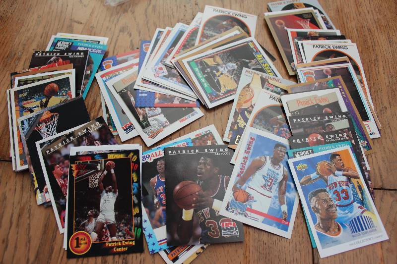 lot 93 image: 100 Patrick Ewing Cards...