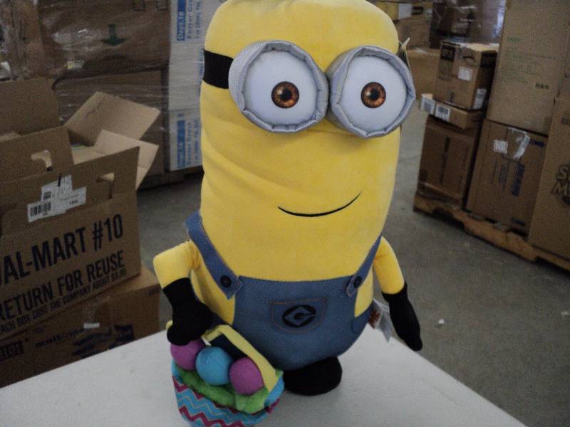 lot 261 image: Stuffed Easter greeter, 2 ft tall...
