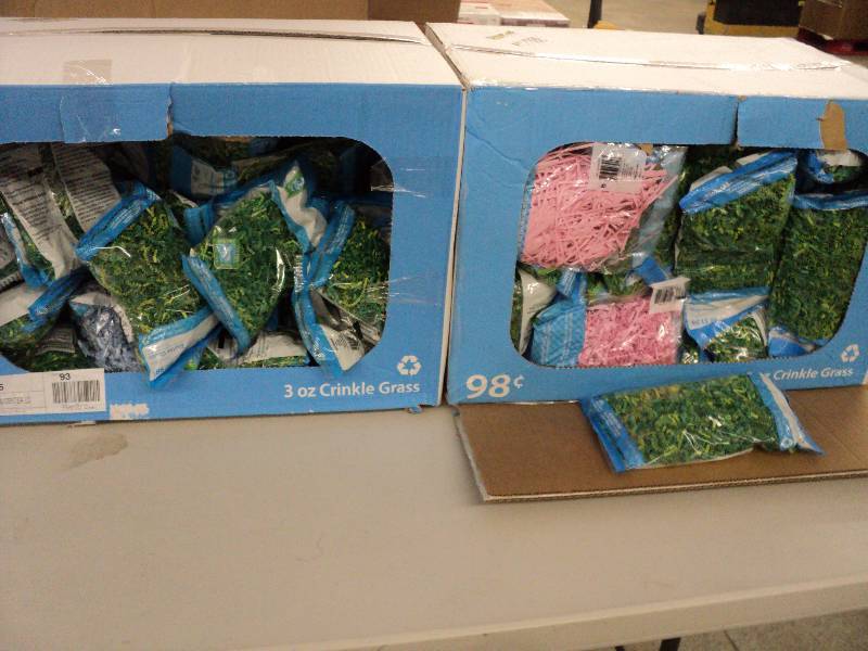 lot 275 image: 2 cases of Easter grass...