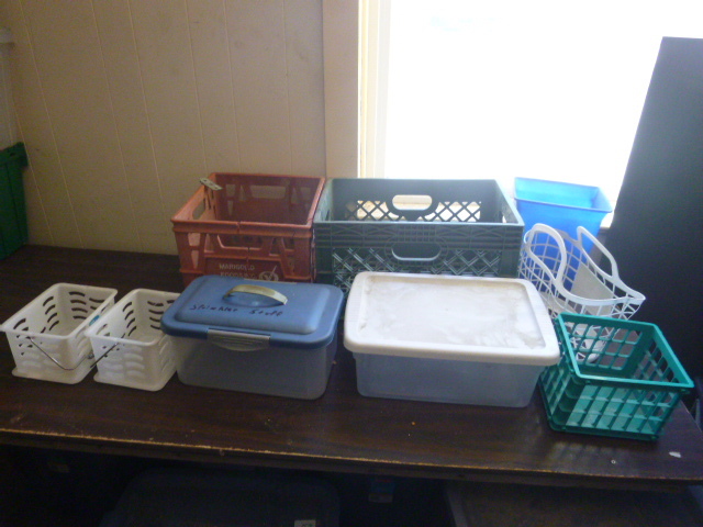 lot 51 image: Totes and Crates