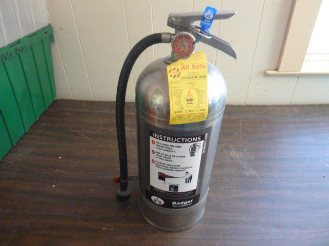 lot 56 image: Badger Wet Chemical Fire Extinguisher