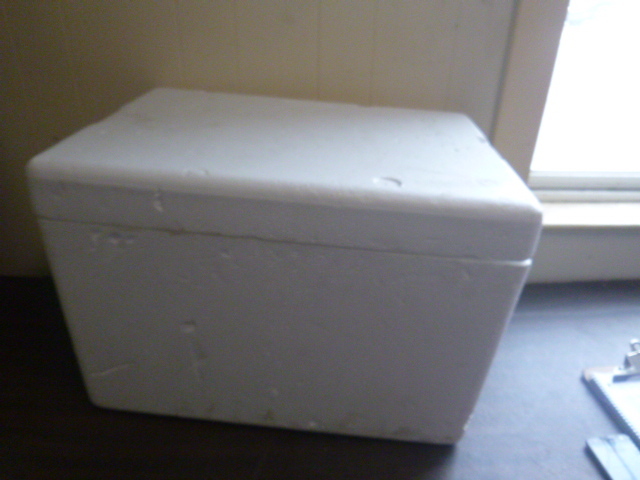lot 92 image: Styrofoam Cooler