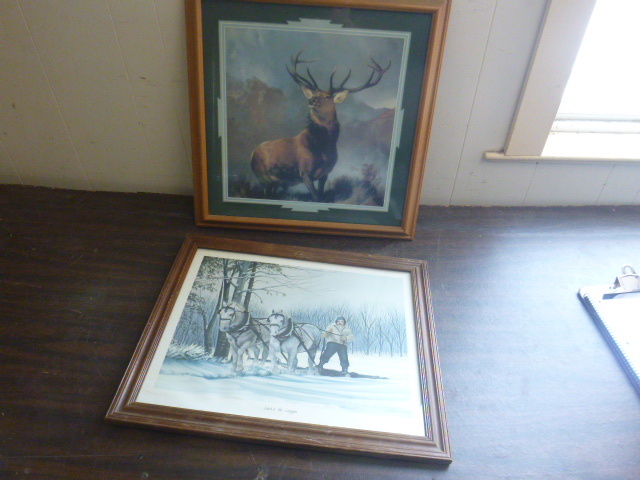 lot 93 image: 2 Framed Pictures