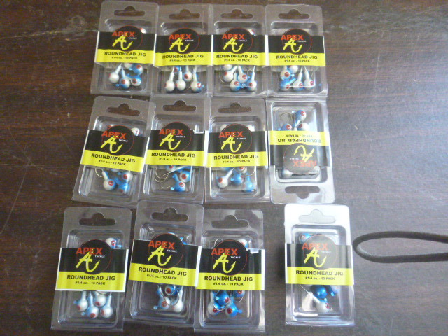 lot 159 image: 12 Apex Roundhead Jigs