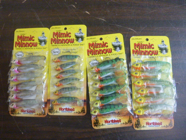 lot 162 image: 4 Packs of Mimic Minnows