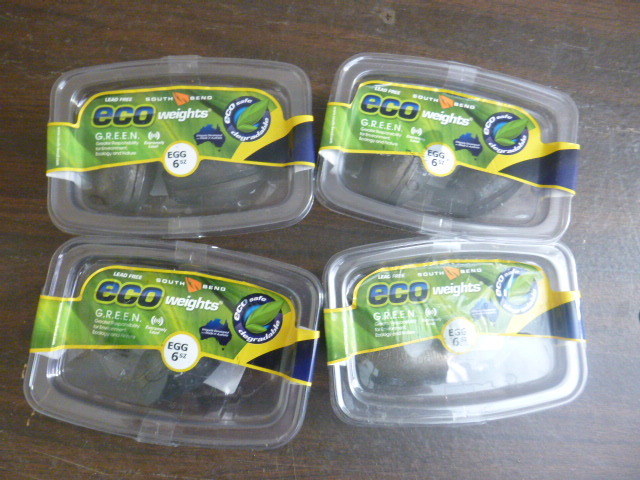 lot 163 image: 4 Packs of South Bend Eco Weights