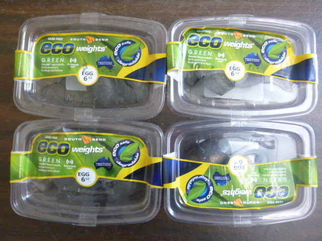 lot 164 image: 4 Packs of South Bend Eco Weights