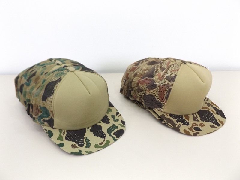 Lot of 20 NOS Camouflage Snap Back Trucker Hats