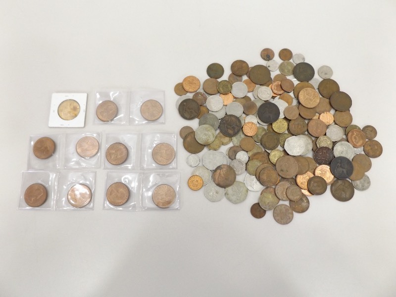 Large Lot of OLD etc. British Coins etc.