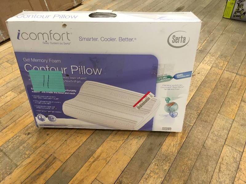 lot 11 image: icomfort Gel Memory Foam Contour Pillow new